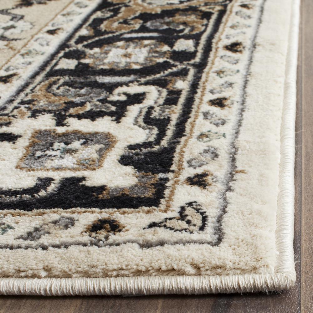 LYNDHURST, CREAM / NAVY, 5'-3" X 7'-6", Area Rug, LNH334K-5. Picture 1