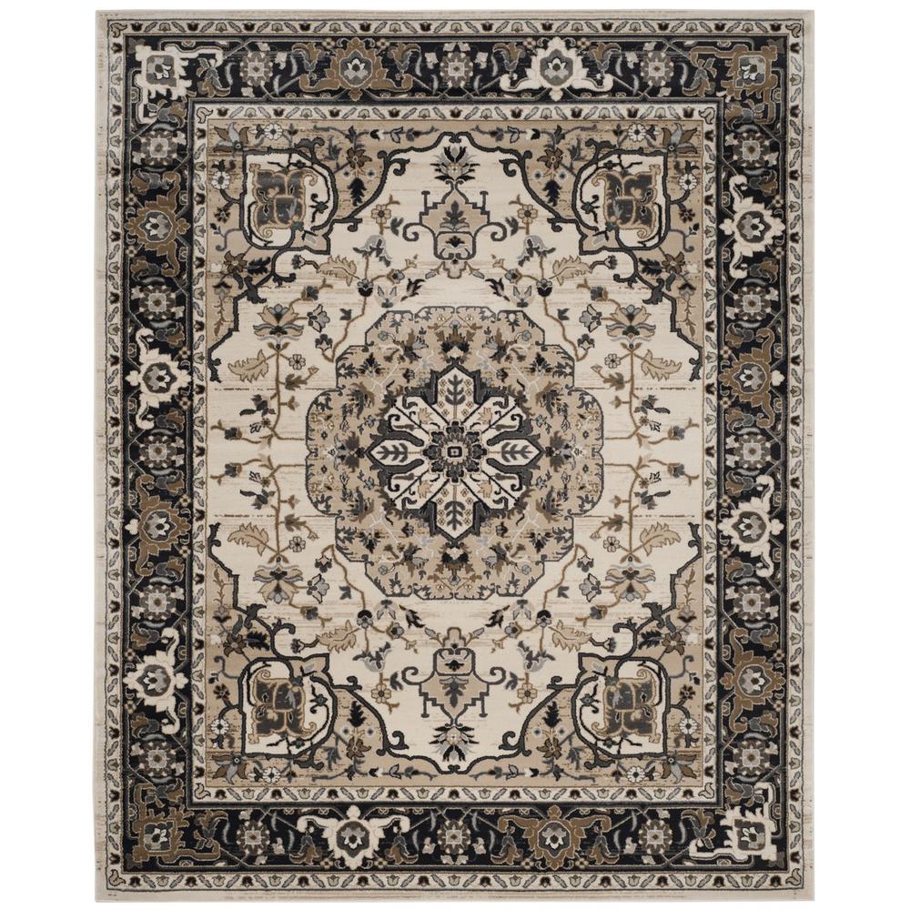 LYNDHURST, CREAM / NAVY, 9' X 12', Area Rug, LNH334K-9. Picture 1