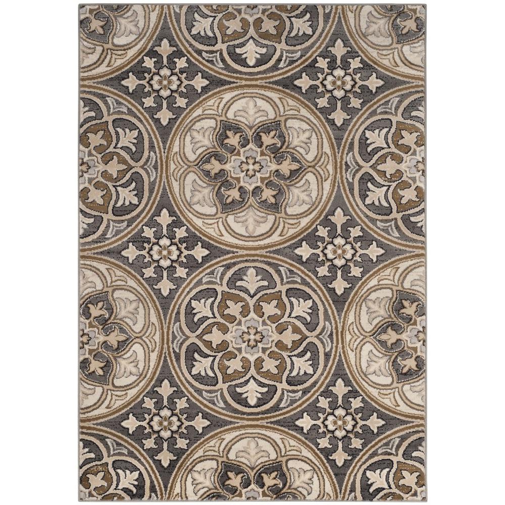 LYNDHURST, LIGHT GREY / BEIGE, 4' X 6', Area Rug. Picture 1