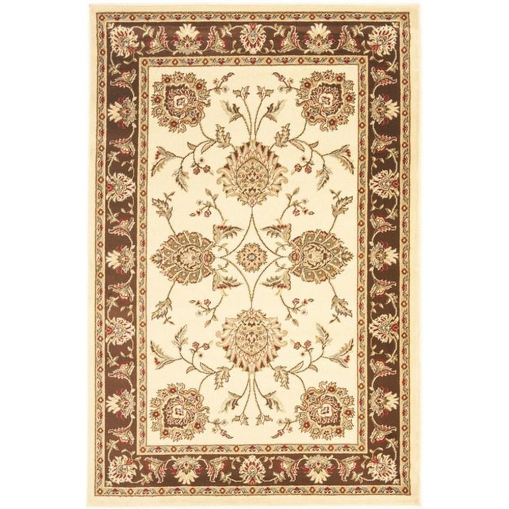 LYNDHURST, IVORY / BROWN, 4' X 6', Area Rug, LNH555-1225-4. Picture 1