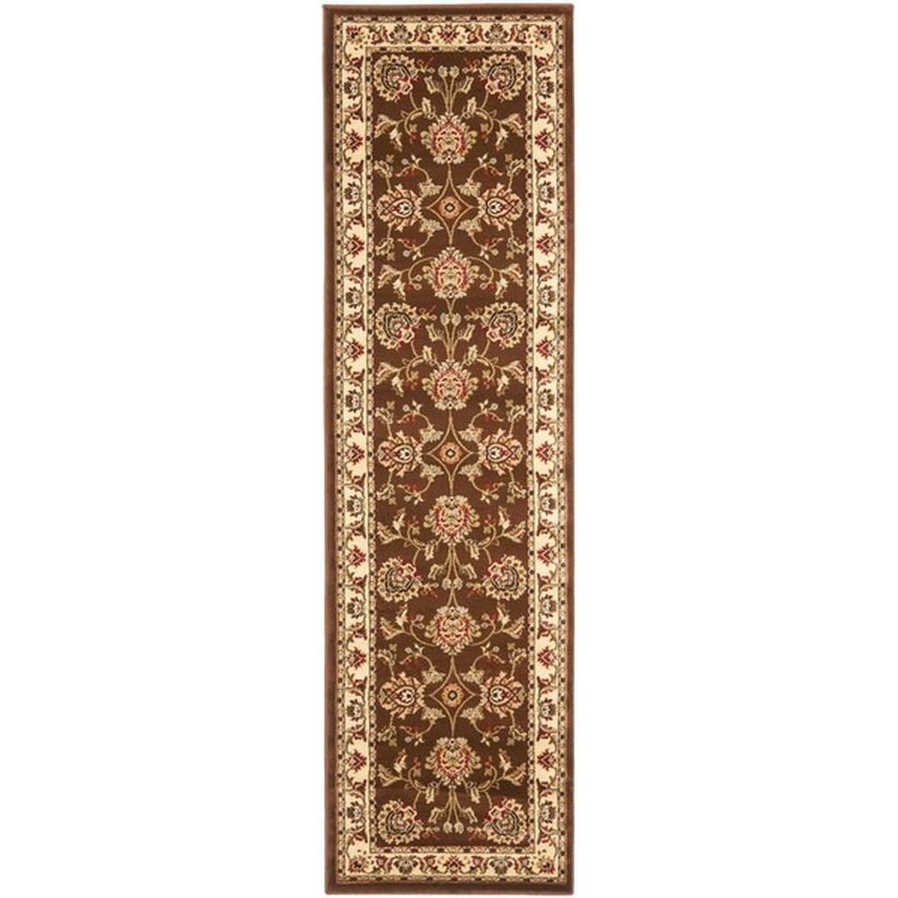 LYNDHURST, BROWN / IVORY, 2'-3" X 16', Area Rug, LNH555-2512-216. Picture 1