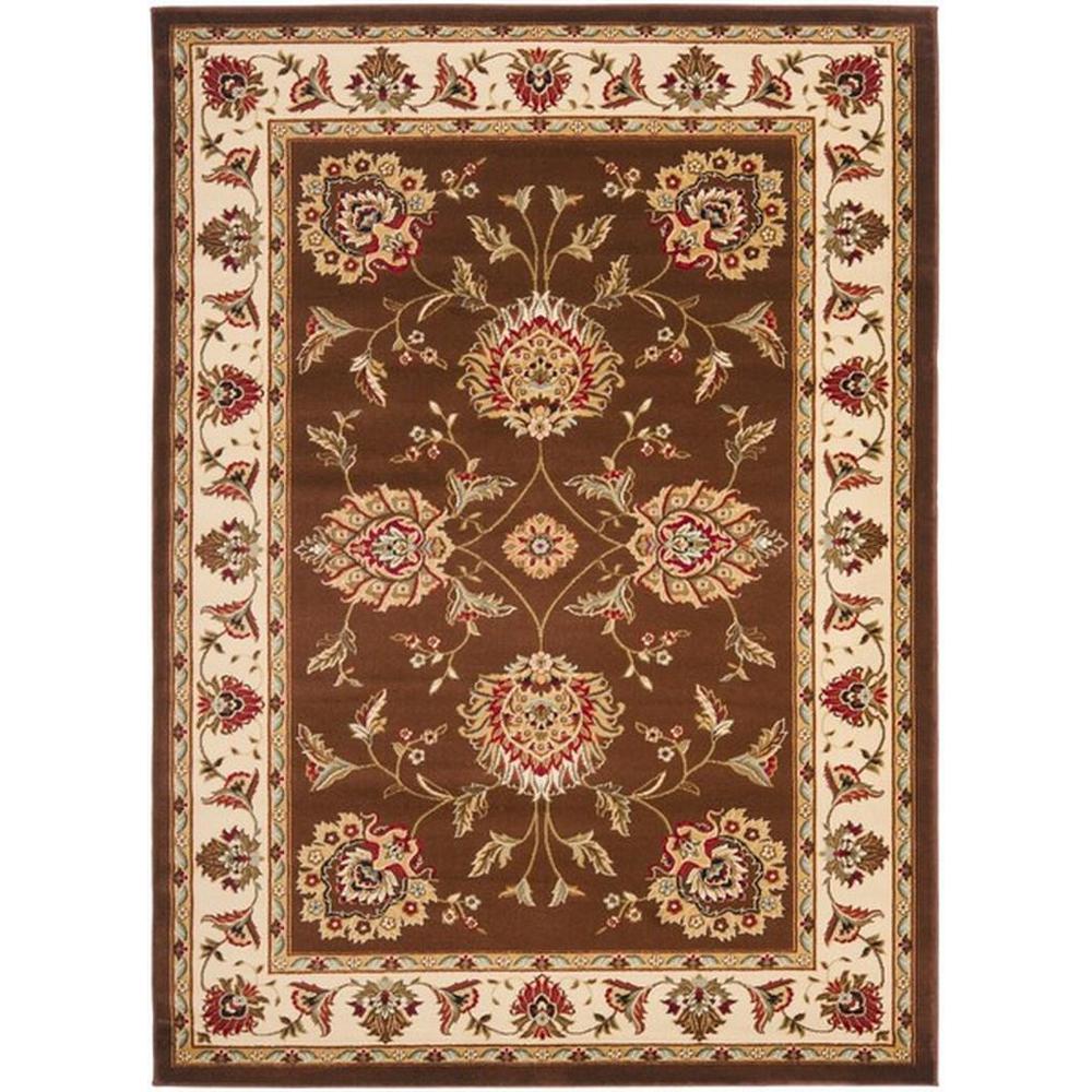 LYNDHURST, BROWN / IVORY, 4' X 6', Area Rug, LNH555-2512-4. Picture 1