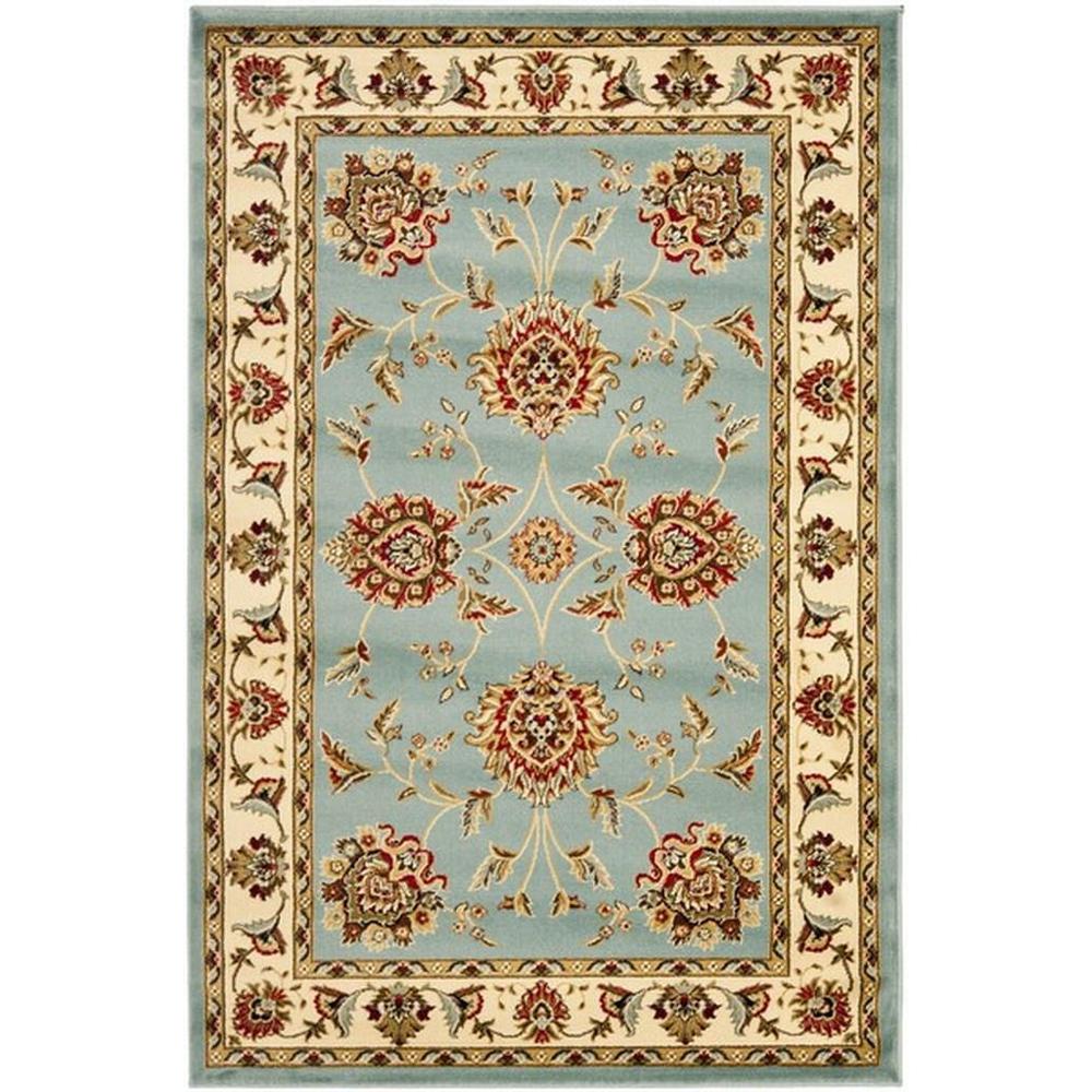 LYNDHURST, BLUE / IVORY, 4' X 6', Area Rug, LNH555-6512-4. Picture 1