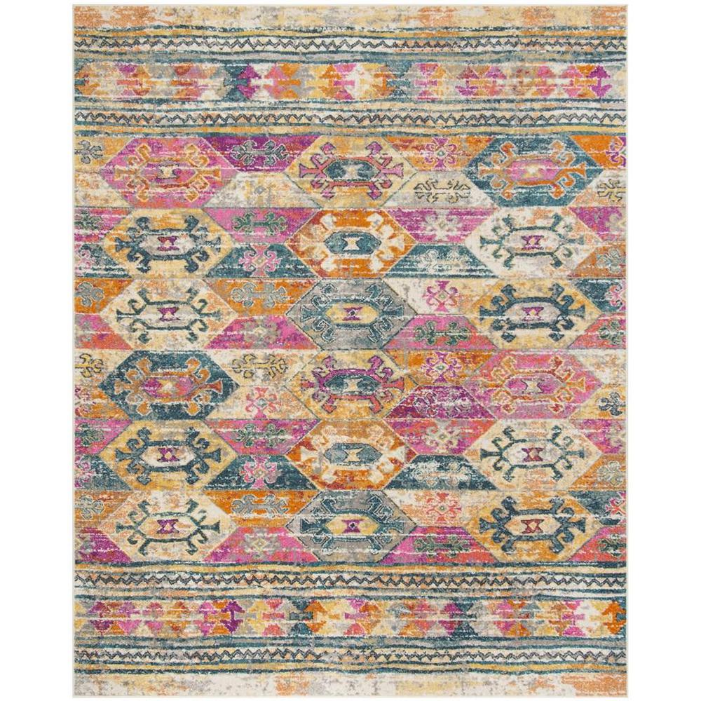 MADISON, BLUE / FUCHSIA, 9' X 12', Area Rug, MAD118C-9. Picture 1