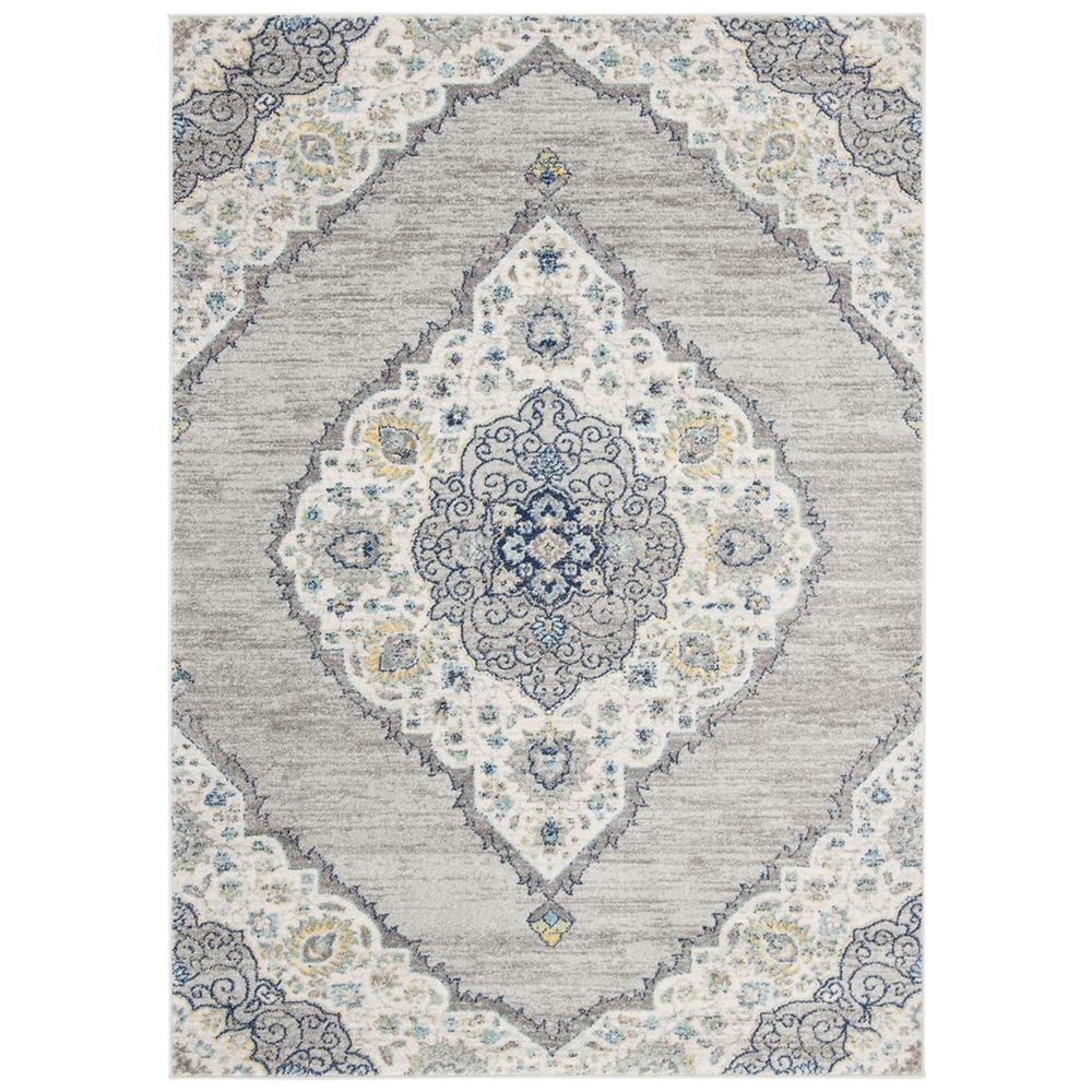 MADISON, LIGHT GREY / BLUE, 3' X 5', Area Rug, MAD153F-3. Picture 1