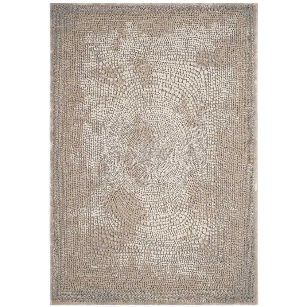 MEADOW, IVORY / GREY, 4' X 6', Area Rug, MDW333A-4. Picture 1