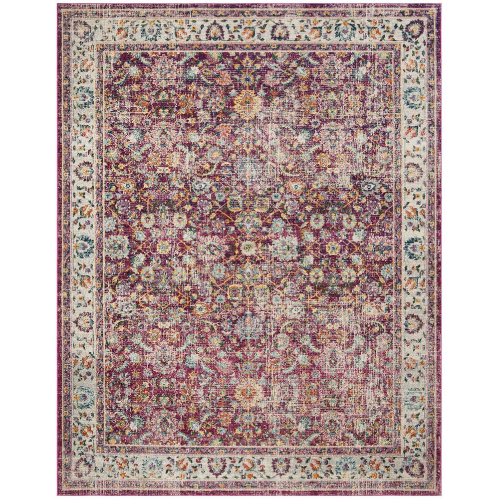 MERLOT 100, RED / MULTI, 9' X 12', Area Rug. Picture 1