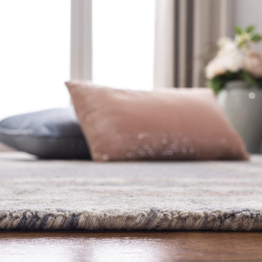 MICRO-LOOP, GREY / IVORY, 2'-6" X 4', Area Rug. Picture 2