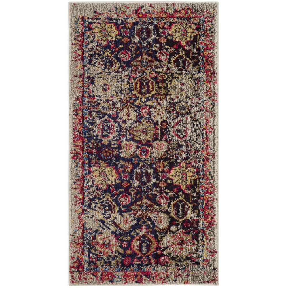 MONACO, GREY / MULTI, 3' X 5', Area Rug, MNC206G-3. Picture 1