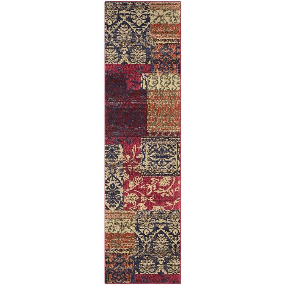 MONACO, MULTI, 2'-2" X 8', Area Rug, MNC211F-28. Picture 1