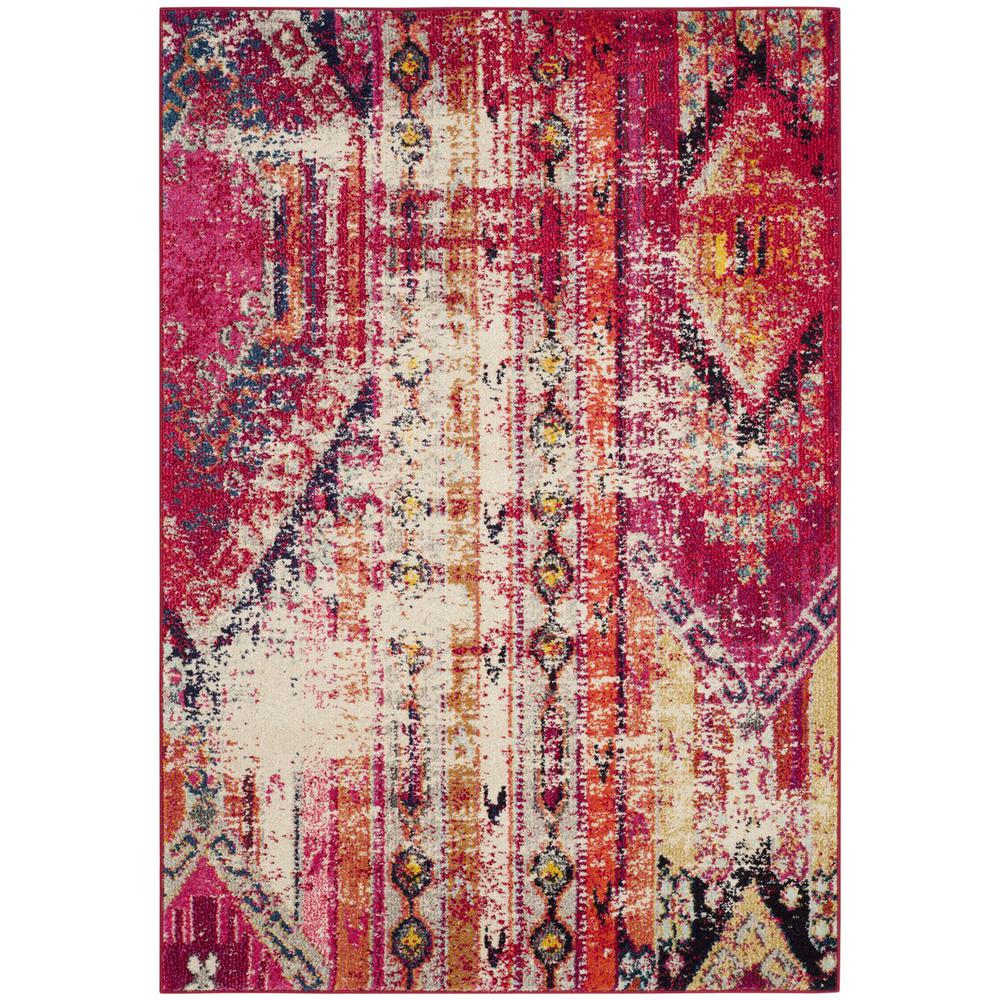 MONACO, MAGENTA / MULTI, 3' X 5', Area Rug. Picture 1