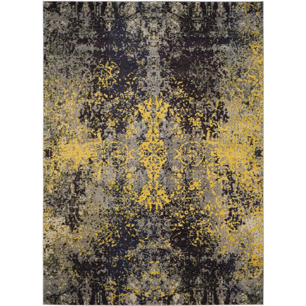 MONACO, GREY / MULTI, 9' X 12', Area Rug, MNC223G-9. Picture 1