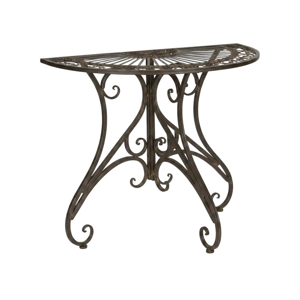 Black Finish Accent Table with Modern Design and Compact Size. Picture 1
