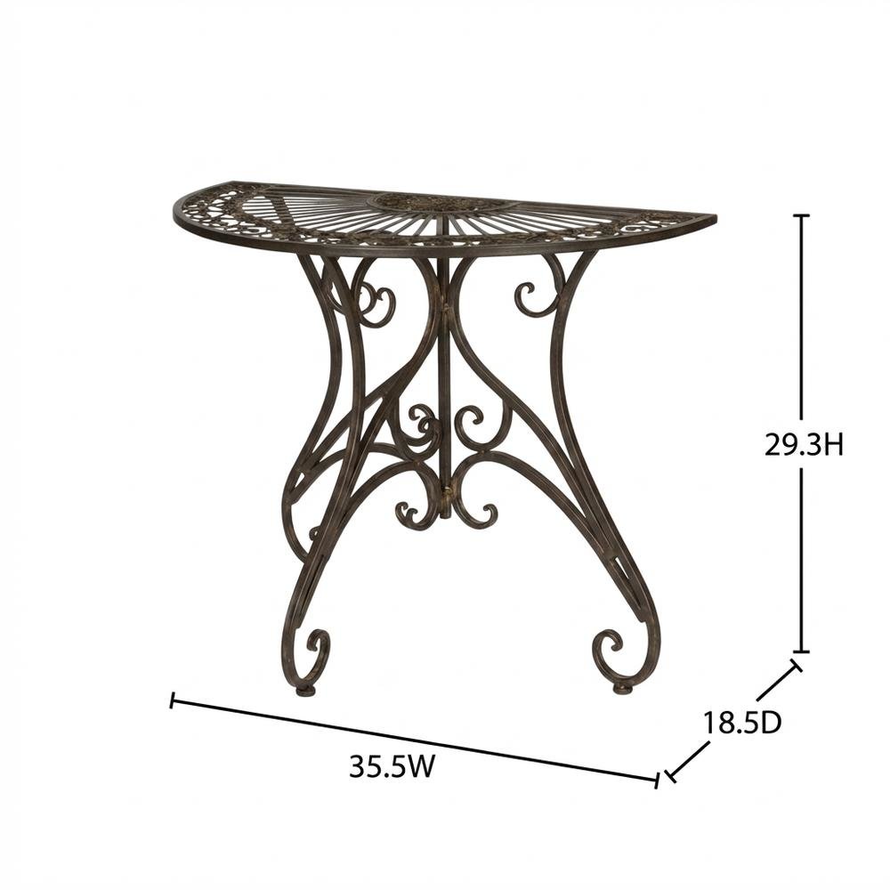 Black Finish Accent Table with Modern Design and Compact Size. Picture 7