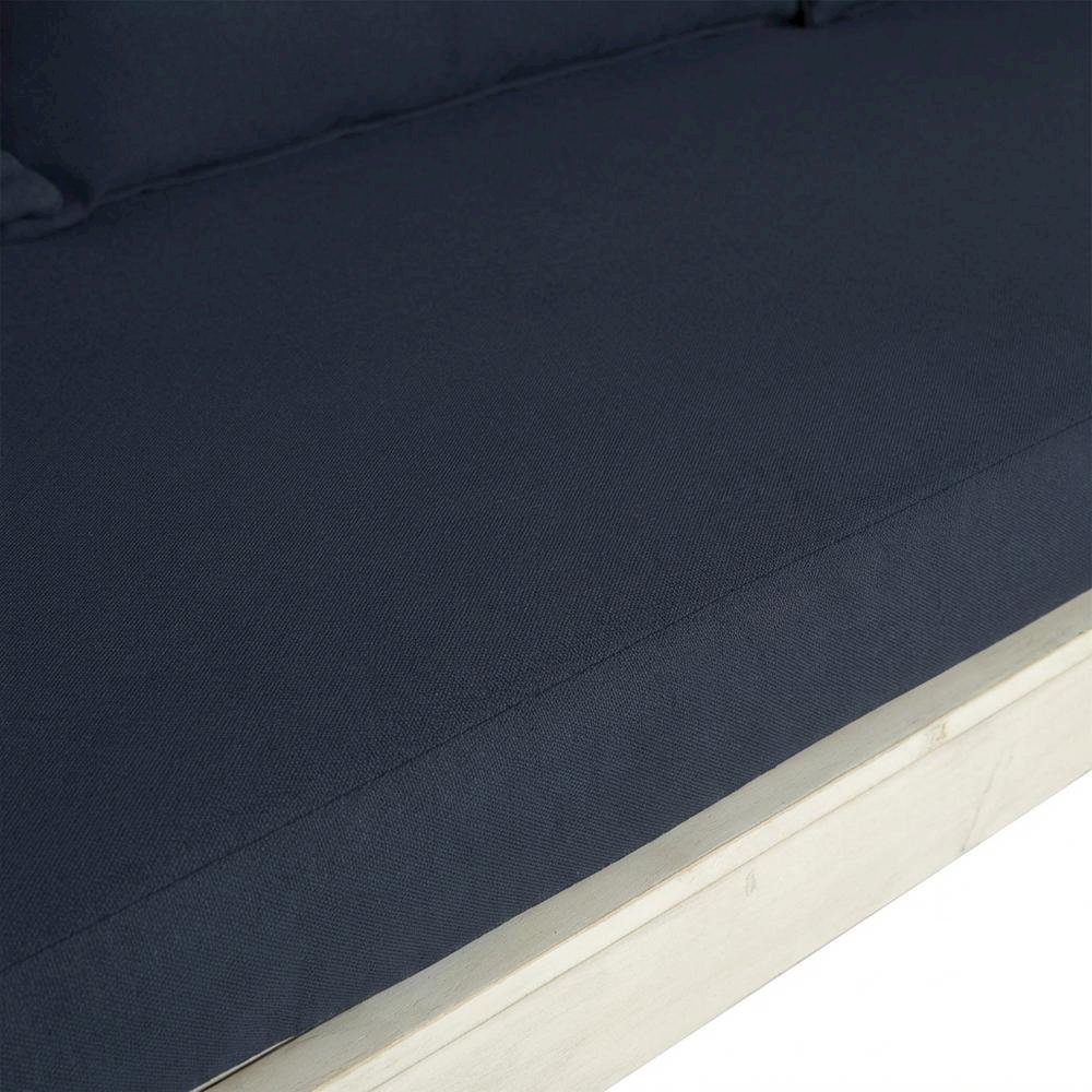 Outdoor Daybed With Silver Steel Frame And Polyester Upholstery. Picture 5