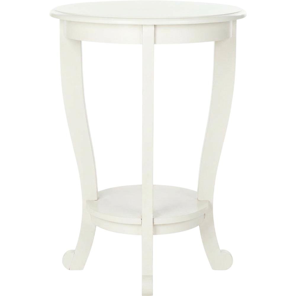 Distressed Cream, Pedestal Table, Pedestal Base, Quality Build. Picture 1