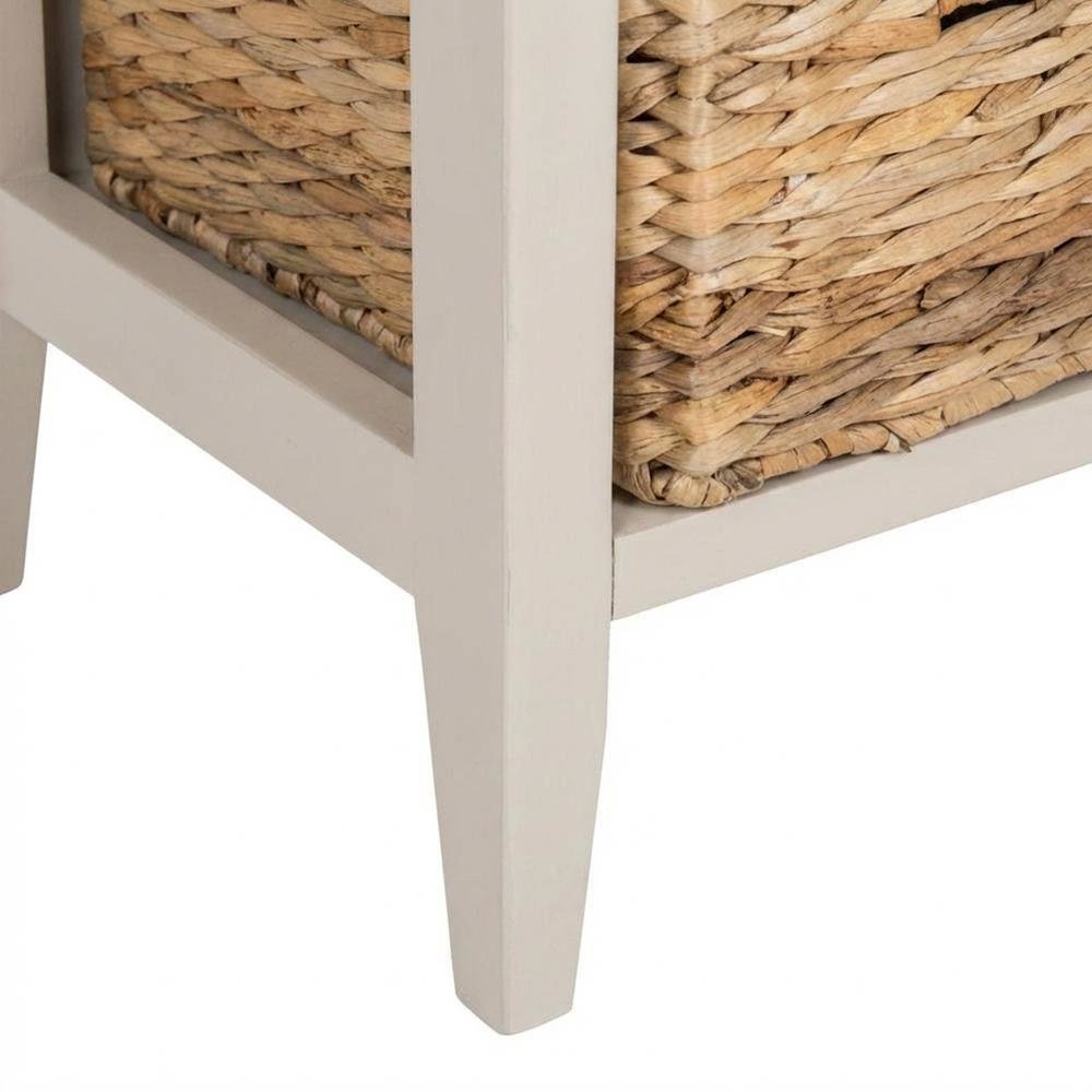 Light Gray, Storage Side Table, Storage Drawer, Quality Build. Picture 6