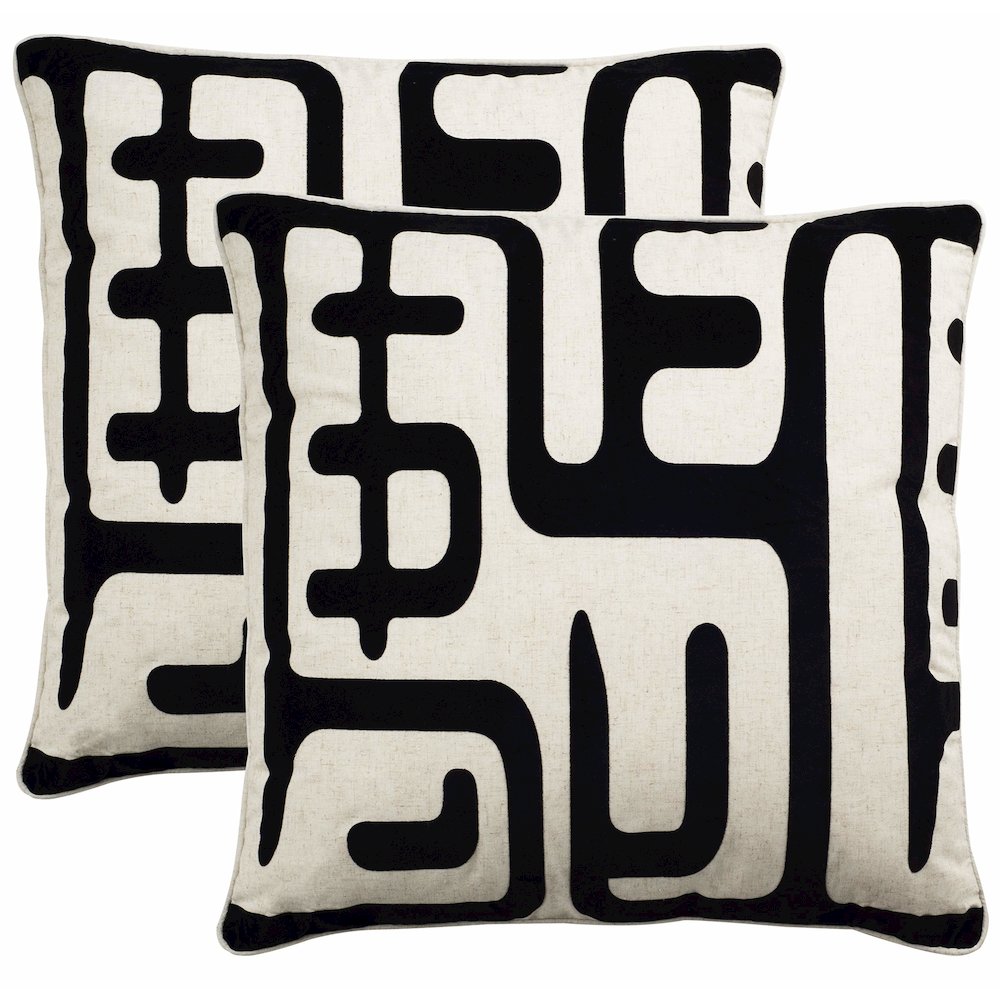 MAIZE  PILLOW, PIL162A-2424-SET2. Picture 3