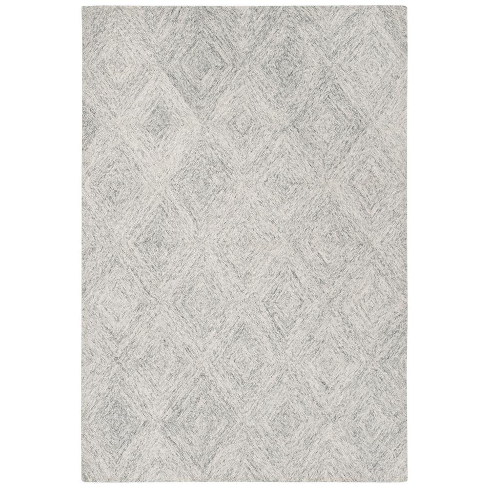 Abstract, SILVER, 6' X 9', Area Rug. Picture 1