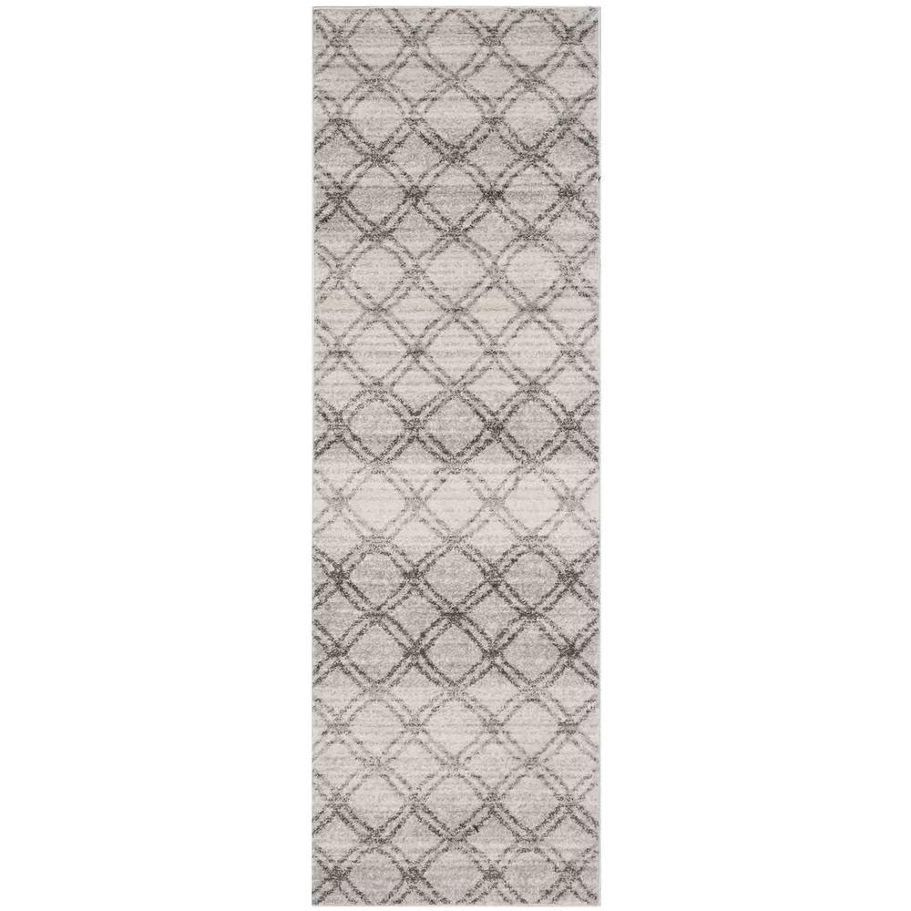Adirondack, SILVER / CHARCOAL, 2'-6" X 8', Area Rug, ADR105P-28. Picture 1