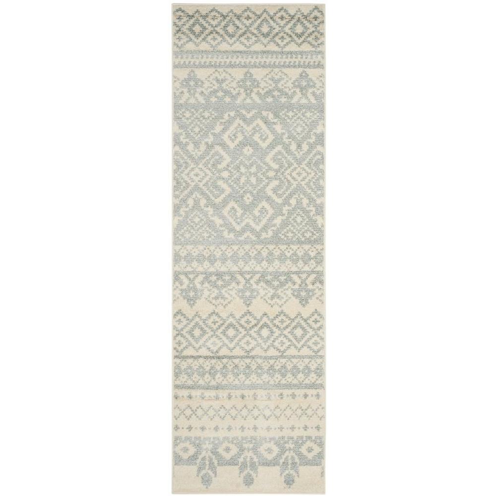 Adirondack, IVORY / SLATE, 2'-6" X 8', Area Rug, ADR107S-28. Picture 1