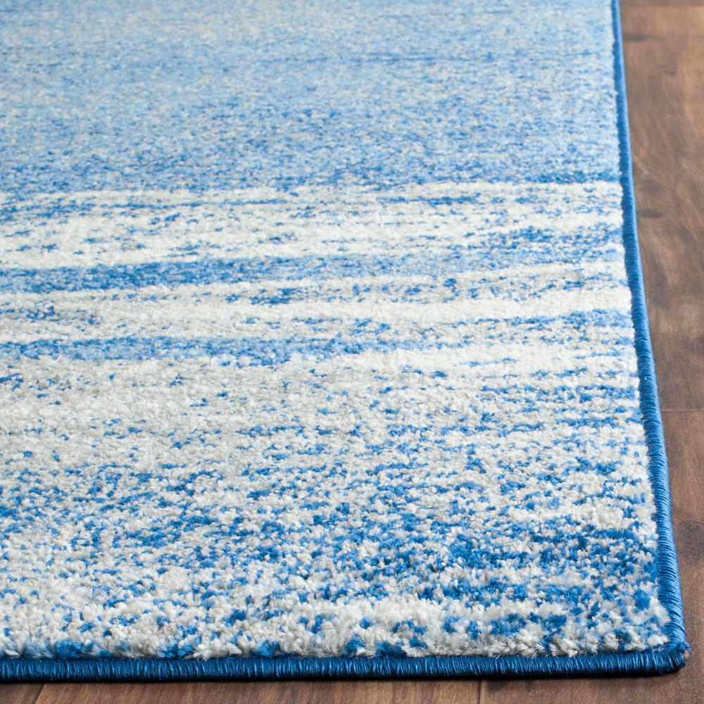 Adirondack, SILVER / BLUE, 9' X 12', Area Rug, ADR112F-9. Picture 1
