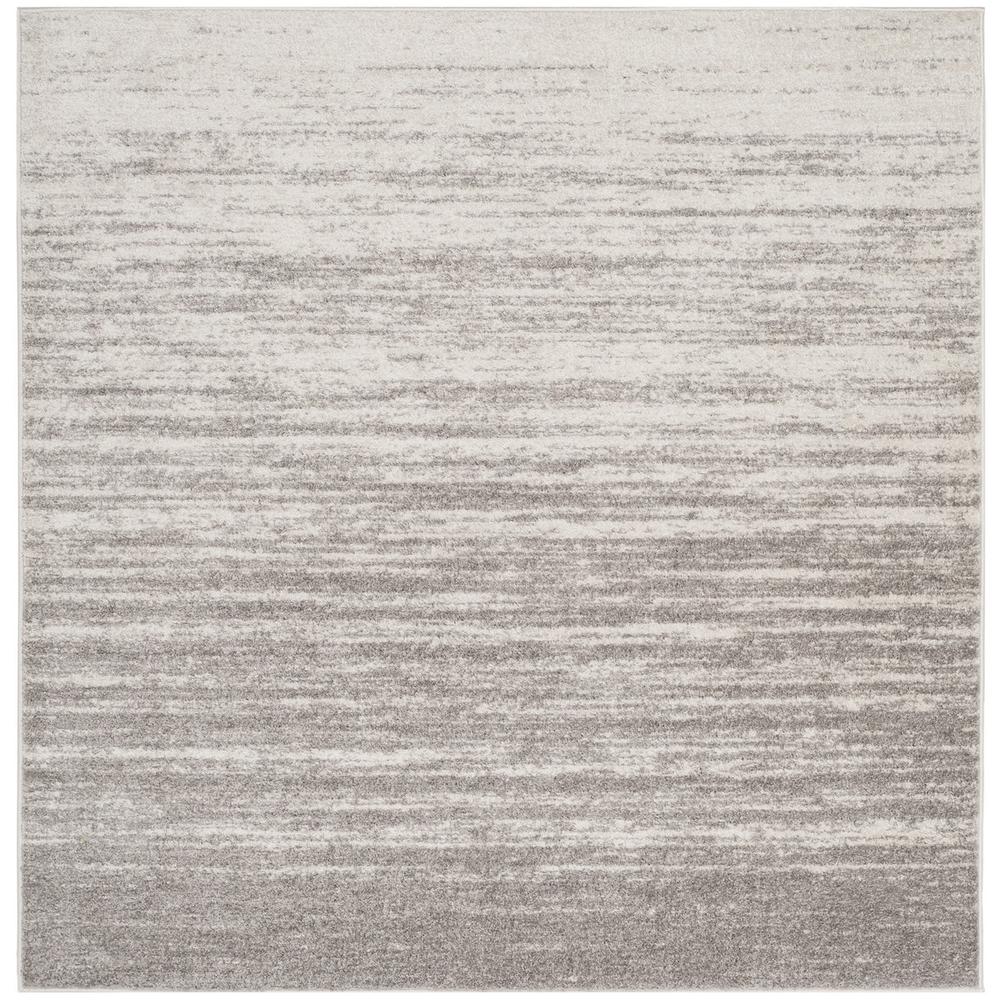 Adirondack, LIGHT GREY / GREY, 6' X 6' Square, Area Rug, ADR113C-6SQ. Picture 1
