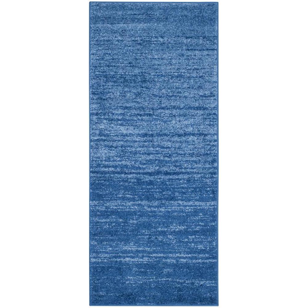 Adirondack, LIGHT BLUE / DARK BLUE, 2'-6" X 14', Area Rug, ADR113F-214. Picture 1