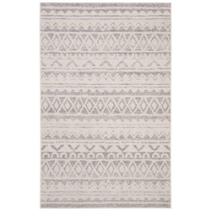 Adirondack, IVORY / GREY, 5'-1" X 7'-6", Area Rug, ADR119B-5. Picture 1