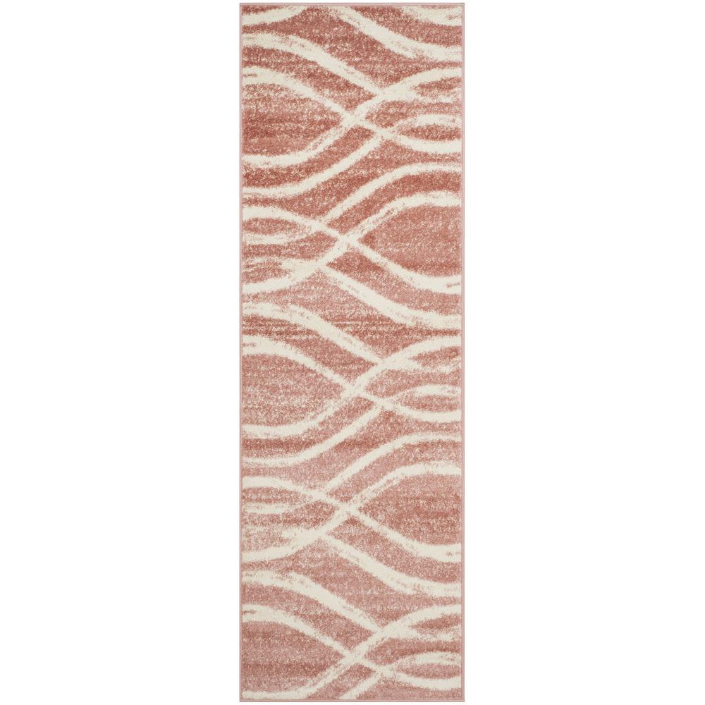 Adirondack, ROSE / CREAM, 2'-6" X 6', Area Rug. Picture 1