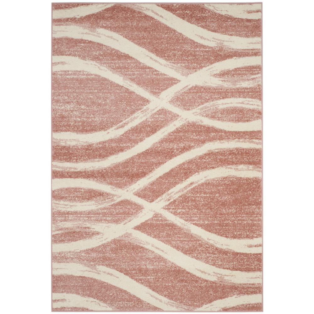 Adirondack, ROSE / CREAM, 6' X 9', Area Rug. Picture 1