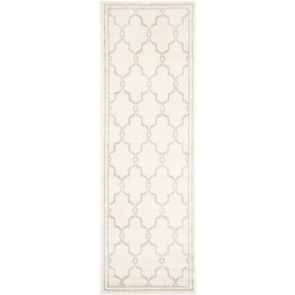 AMHERST, IVORY / LIGHT GREY, 2'-3" X 15', Area Rug. Picture 1