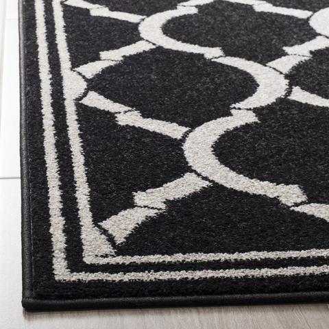 AMHERST, ANTHRACITE / IVORY, 8' X 10', Area Rug, AMT415G-8. Picture 2