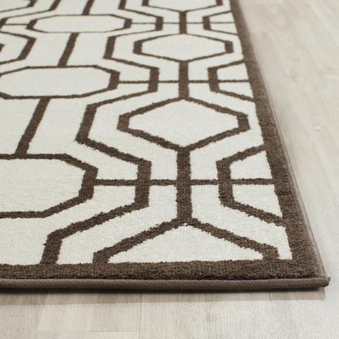 AMHERST, IVORY / BROWN, 9' X 12', Area Rug. Picture 2