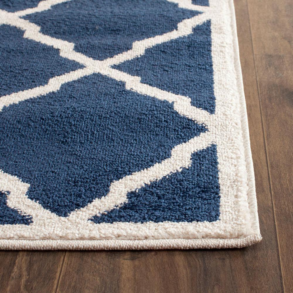 AMHERST, NAVY / BEIGE, 2'-3" X 15', Area Rug, AMT421P-215. Picture 1