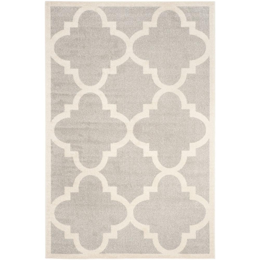 AMHERST, LIGHT GREY / BEIGE, 5' X 8', Area Rug, AMT423B-5. Picture 1