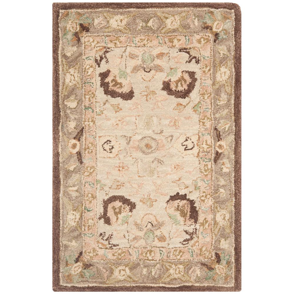 ANATOLIA, IVORY / BROWN, 2'-3" X 12', Area Rug, AN512D-212. Picture 1
