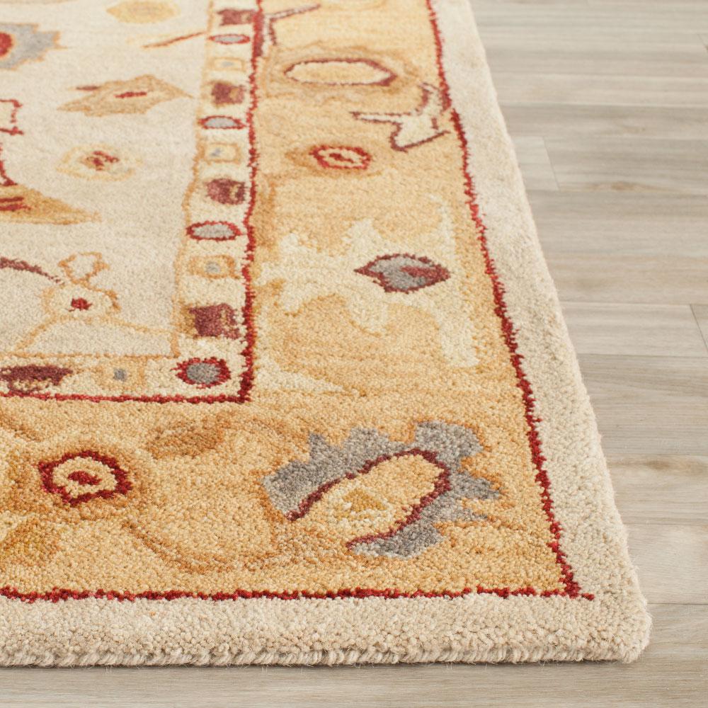ANATOLIA, IVORY / GOLD, 5' X 8', Area Rug, AN543C-5. Picture 1
