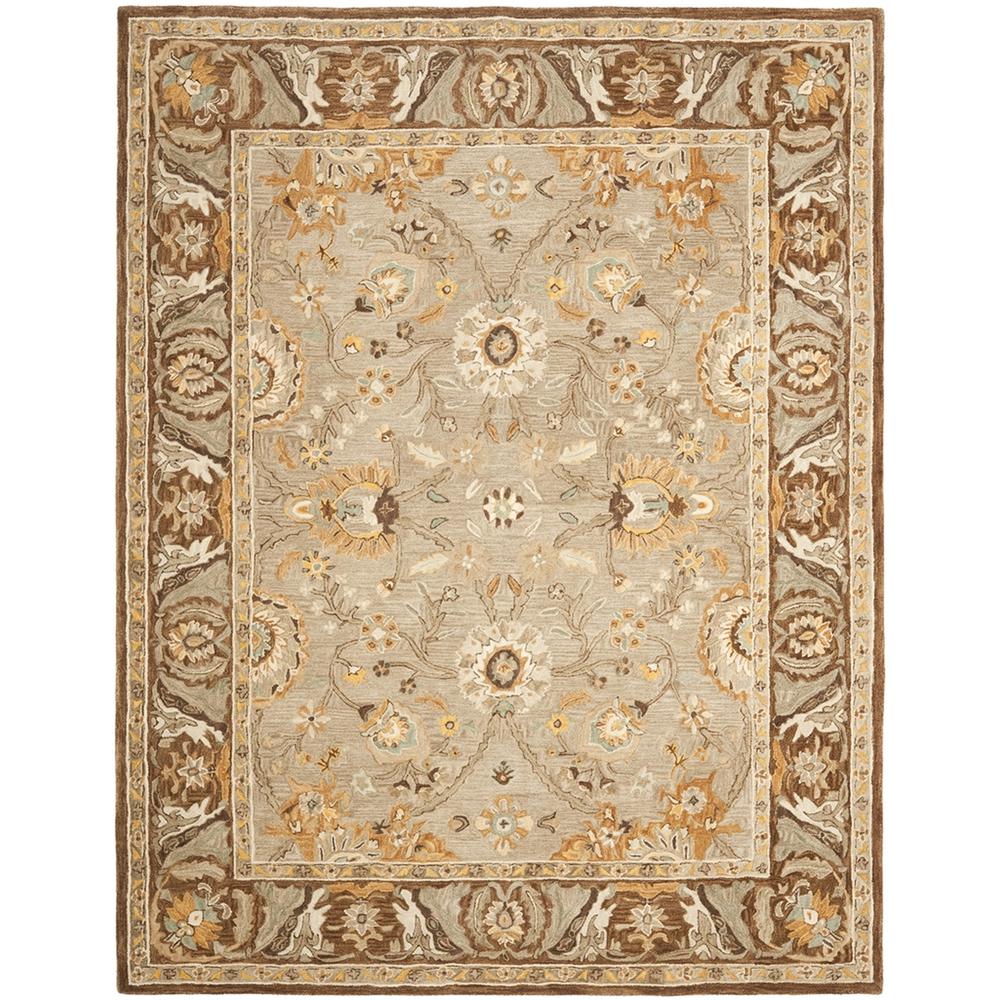 ANATOLIA, DARK GREY / BROWN, 9' X 12', Area Rug. Picture 1