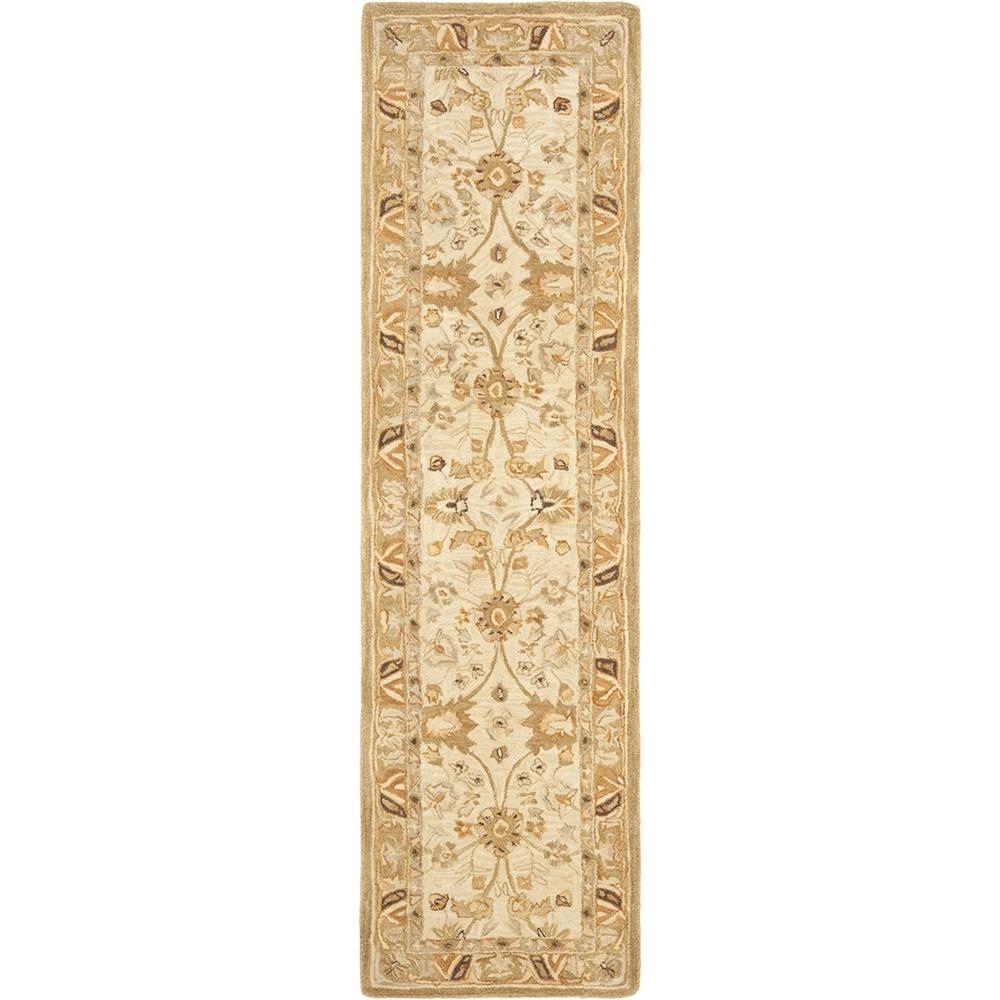 ANATOLIA, SILVER / LIGHT BROWN, 2'-3" X 8', Area Rug. Picture 1