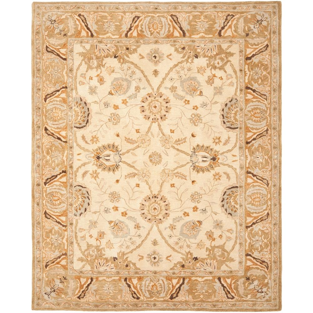 ANATOLIA, SILVER / LIGHT BROWN, 9' X 12', Area Rug. Picture 1