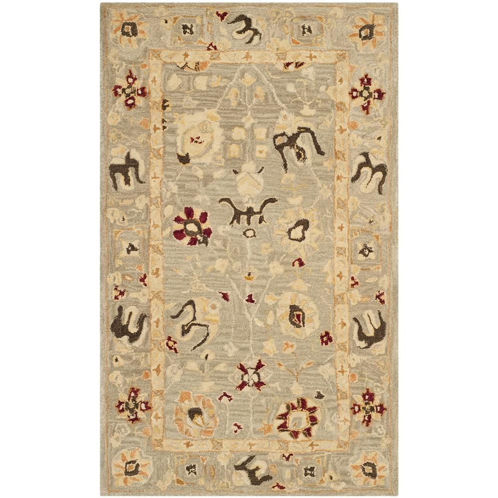 ANATOLIA, BEIGE / SAGE, 5' X 8', Area Rug. Picture 1