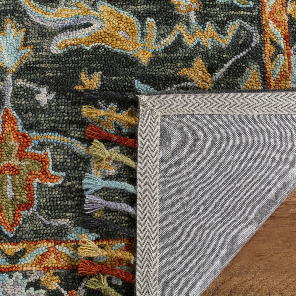 ASPEN, OLIVE / RUST, 4' X 6', Area Rug. Picture 1
