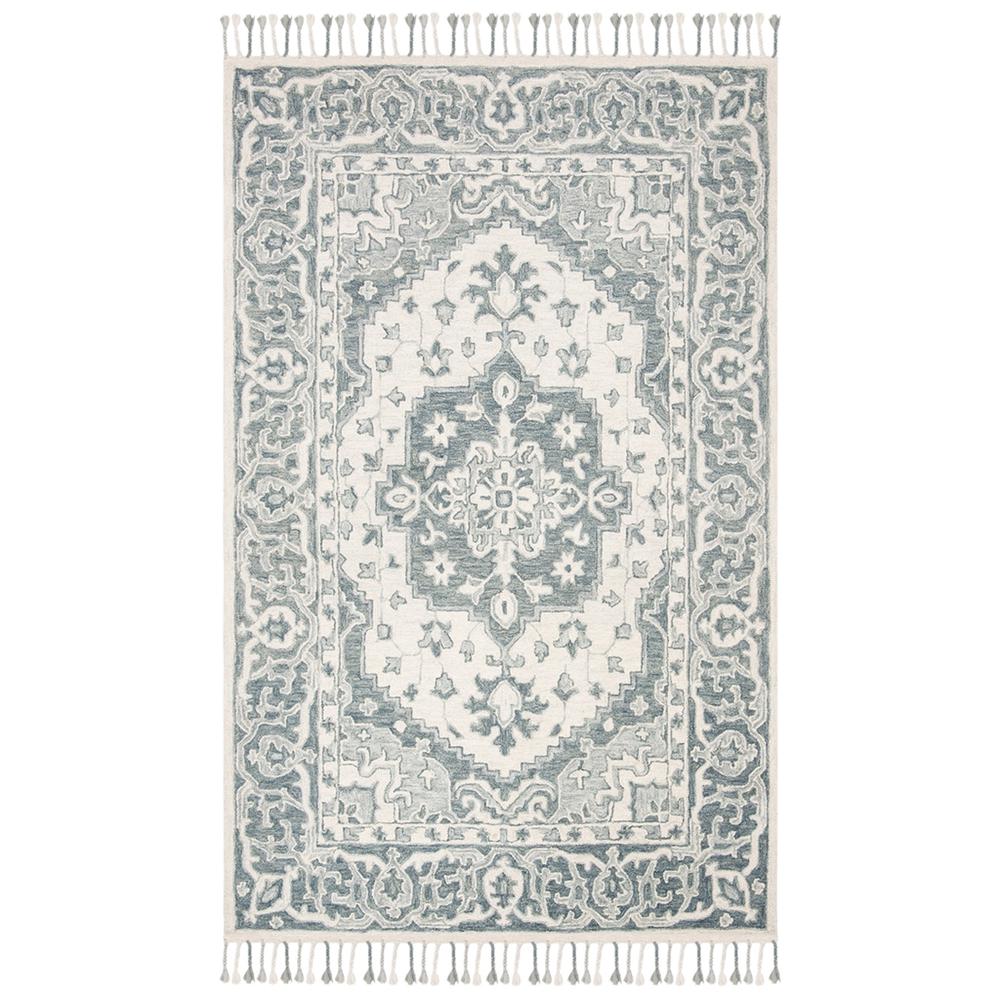 ASPEN, GREY / LIGHT GREY, 4' X 6', Area Rug. Picture 1