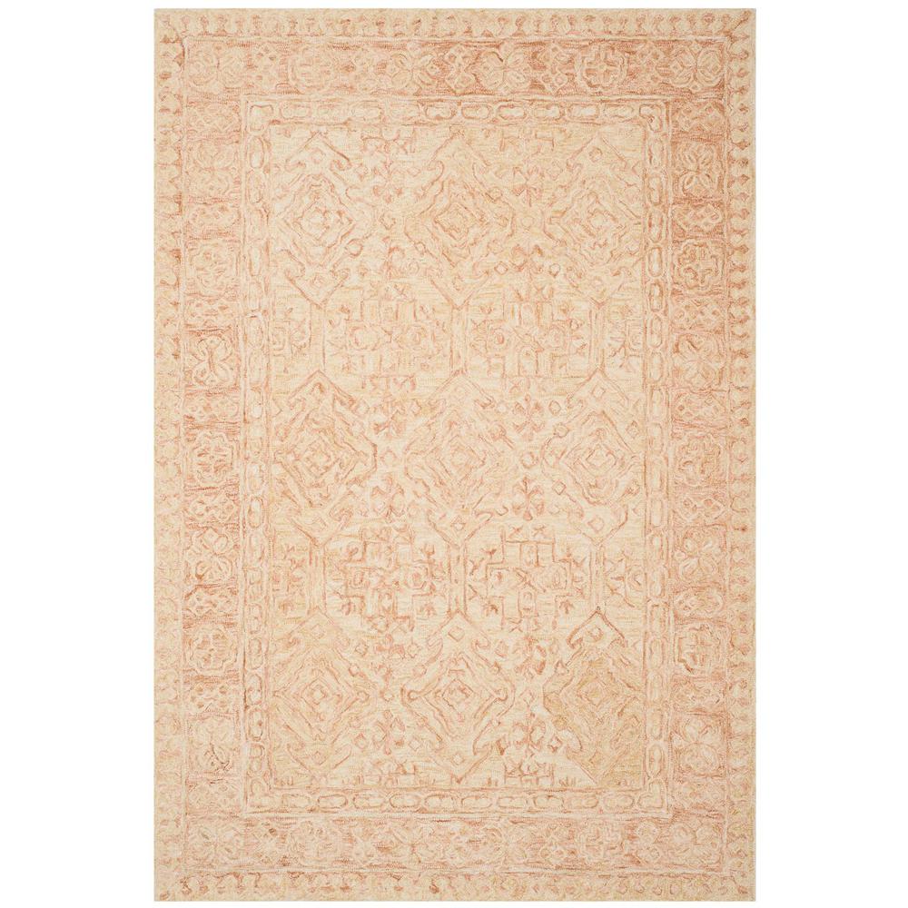 ASPEN, IVORY / BLUSH, 5' X 8', Area Rug. Picture 1