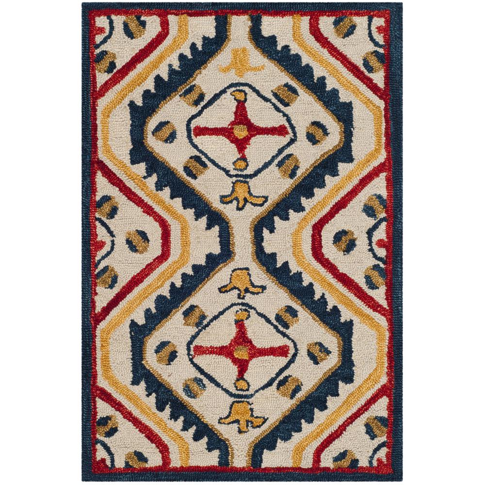 ASPEN, IVORY / MULTI, 4' X 6', Area Rug, APN701A-4. Picture 1