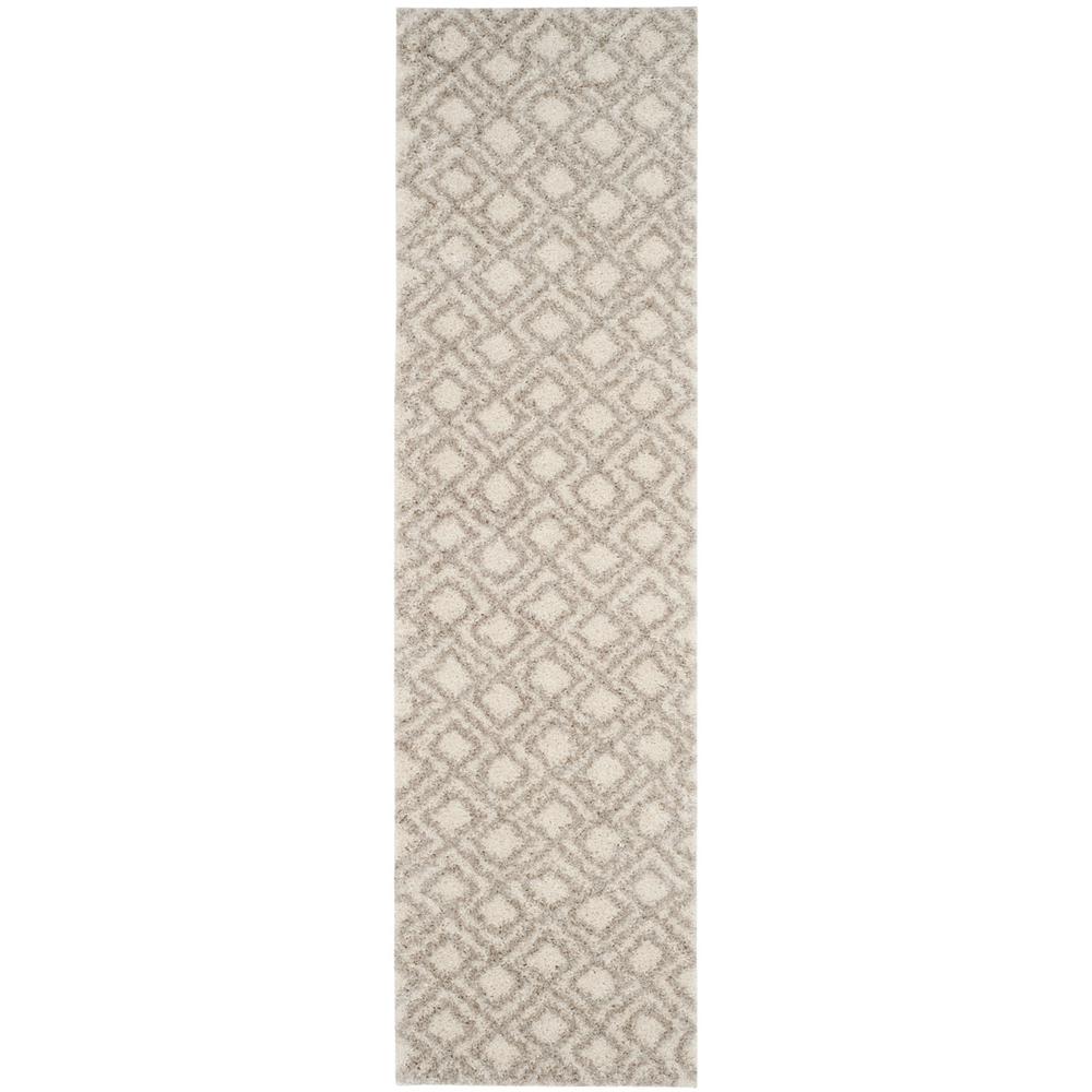 ARIZONA SHAG, IVORY / BEIGE, 2'-3" X 8', Area Rug, ASG740A-28. Picture 1
