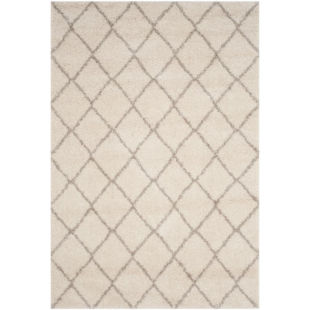 ARIZONA SHAG, IVORY / BEIGE, 6'-7" X 9'-2", Area Rug, ASG742A-7. Picture 1