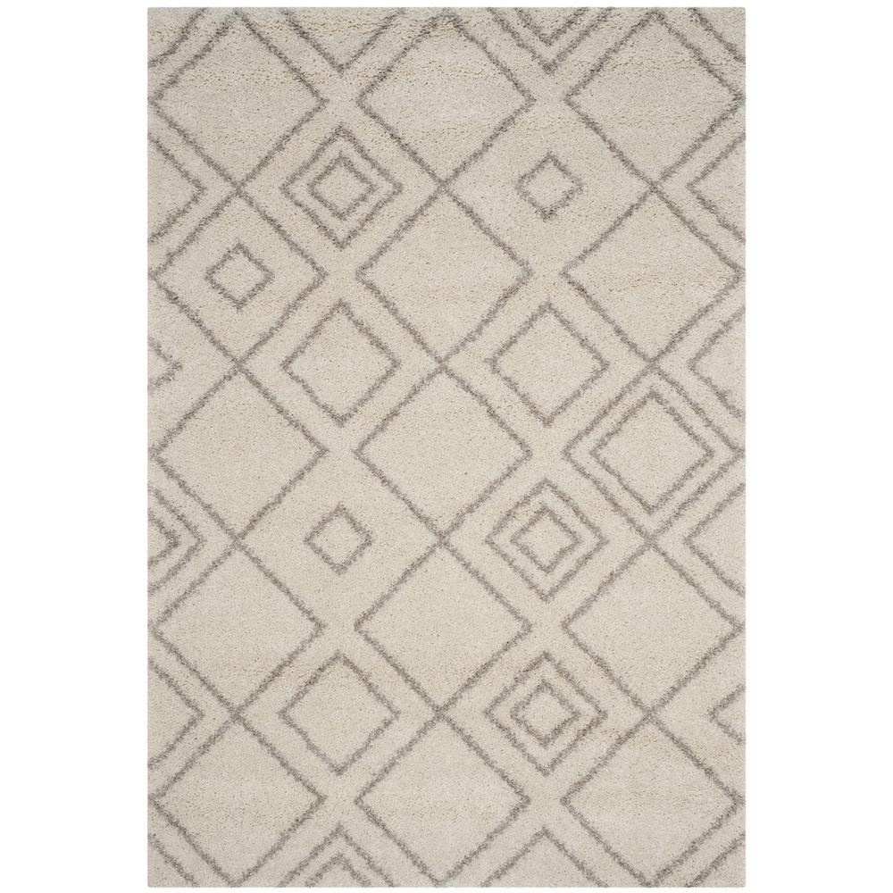 ARIZONA SHAG, IVORY / BEIGE, 5'-1" X 7'-6", Area Rug, ASG744A-5. Picture 1