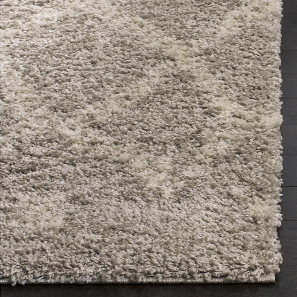 ARIZONA SHAG, GREY / IVORY, 6'-7" X 9'-2", Area Rug, ASG747D-7. Picture 1